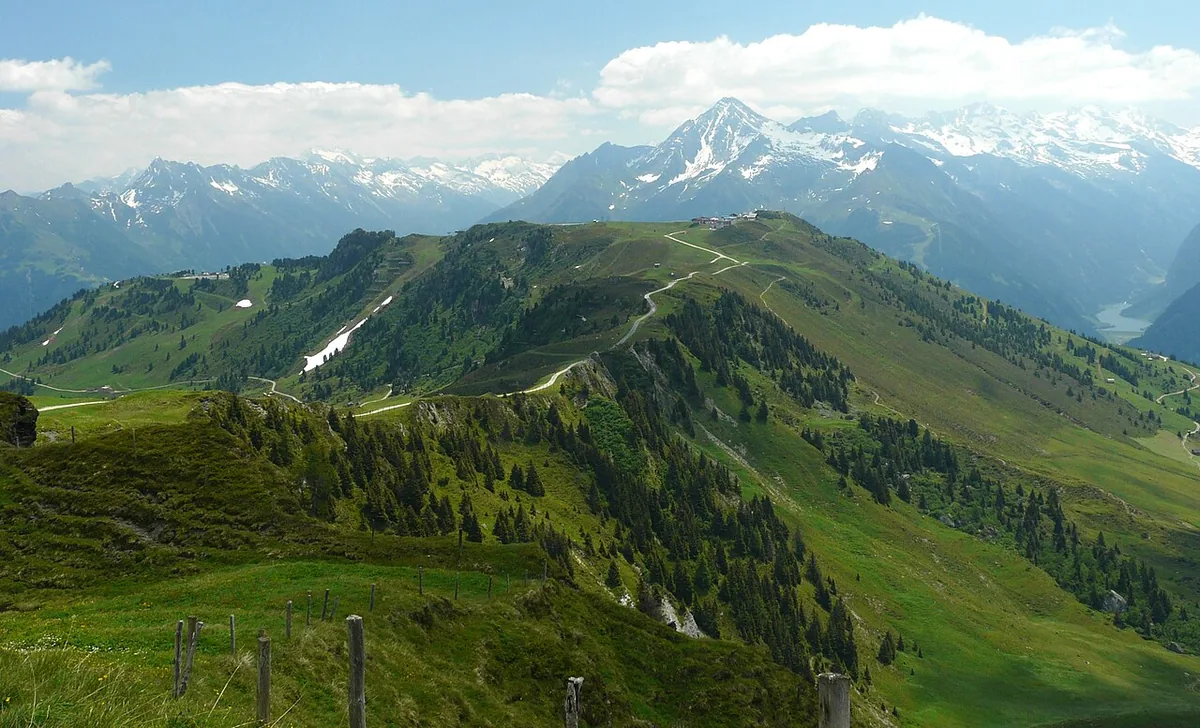 Ansicht von Penken, Österreich. Keine Abbildung eines bestimmten Verleihgeschäfts.